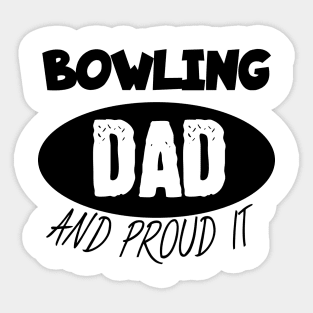 Bowling dad Sticker